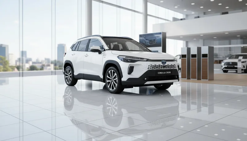 Toyota Corolla Cross Elite en showroom Toyota Corolla Cross Elite en showroom