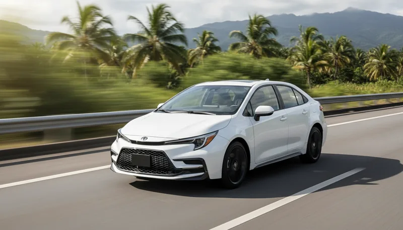 Toyota Corolla Levin en autopista venezolana