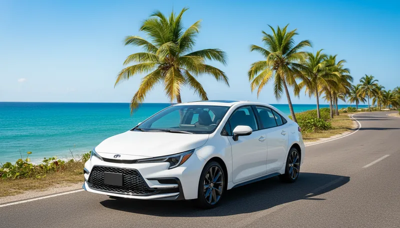 Toyota Corolla Levin en la costa caribeña de Venezuela