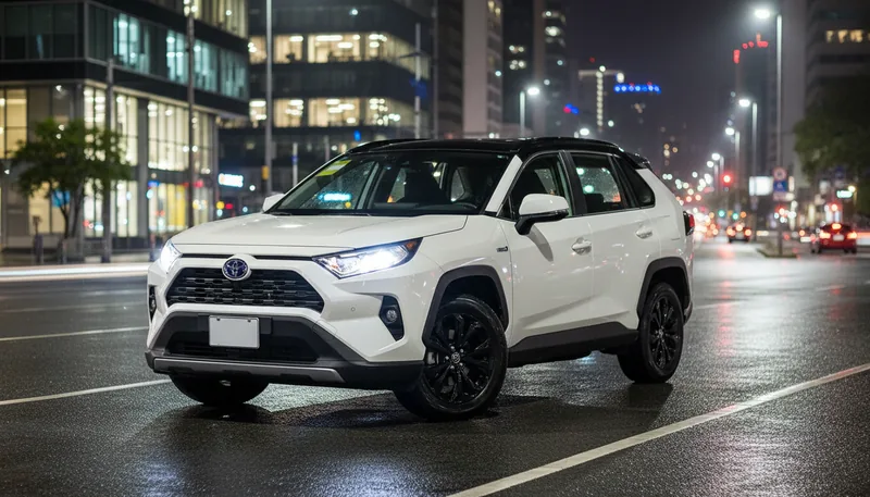 Toyota RAV4 de noche en Caracas